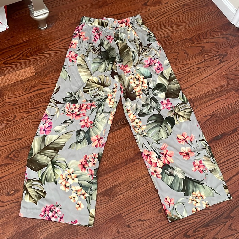 Silk pants